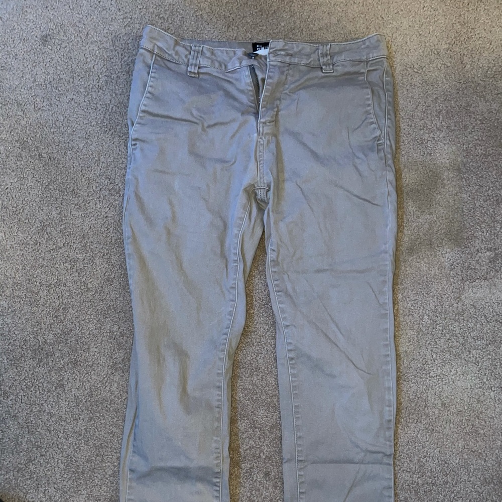 RSQ Khaki New York Slim Straight Pants